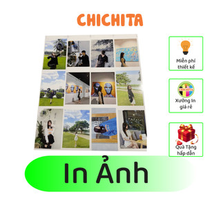 In ảnh bo góc theo yêu cầu 6x9 và 6x6cm, in 1 mặt, CHICHITA cán bóng, cán mờ (in tối thiểu 20 cái)