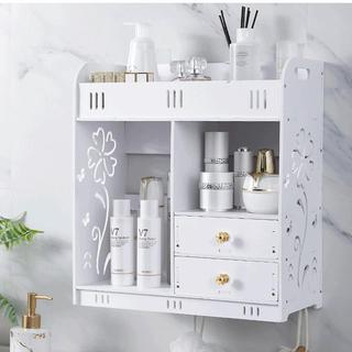 Kệ treo nhà tắm tủ đựng mỹ phẩm treo tường KT2 chất liệu bền đẹp gọn gàng sang trọng phù hợp mọi không gian nhà tắm