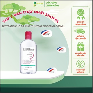 Bioderma Créaline H20 - Nước Tẩy Trang Cho Mọi Loại Da 500ml