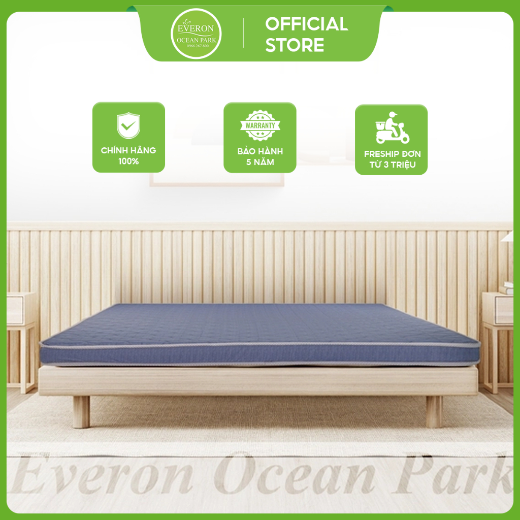 Đệm Bông Ép EVERON Good Sleep, Cải Thiện Giấc Ngủ Và Tình Trạng Đau Mỏi Cột Sống - Everon Ocean Park