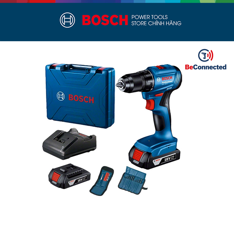 Máy khoan vặn vít dùng pin Bosch GSR 185-LI