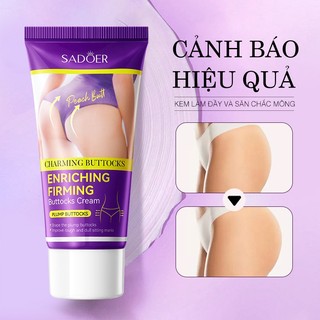 Kem nâng mông tạo hình mông đầy đặn SADOER giúp mông săn chắc dưỡng ẩm giảm thâm mông đầy đặn