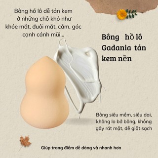 Bông hồ lô mềm dai không gây rát da tán kem nền Gadania