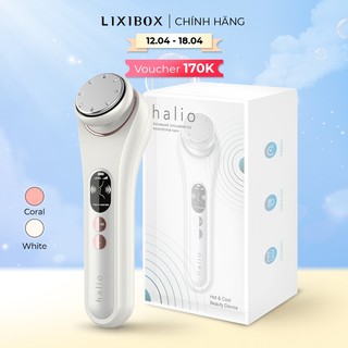 Máy Massage Đẩy Tinh Chất Nâng Cơ Mặt Nóng Lạnh Halio Ion Hot & Cool Beauty Device Limited Edition - 2 Màu Để Lựa Chọn