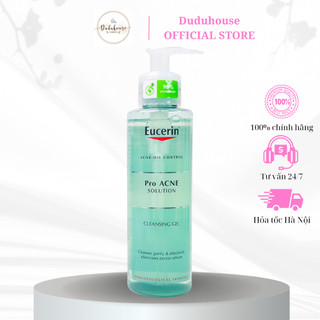 Sữa Rửa Mặt Eucerin Pro ACNE Solution Cleansing Gel dành cho DA Dầu 400ml Duduhouse