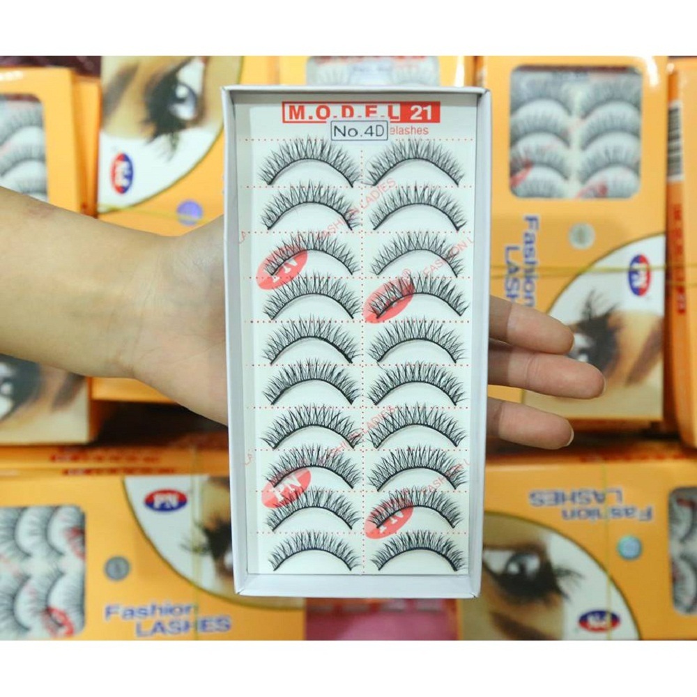 Lông mi giả Model 21 No.4D (1 hộp 10 cặp) tự nhiên