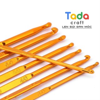 Kim móc 2 đầu cán vàng lẻ size