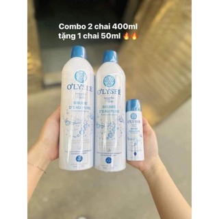XỊT KHOÁNG OLYSEE PHÁP, 400ml