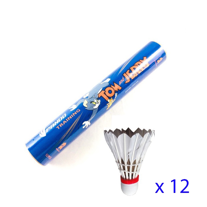 Ống cầu lông Tom & Jerry Ống cầu Mèo xanh - Ống cầu 12 quả