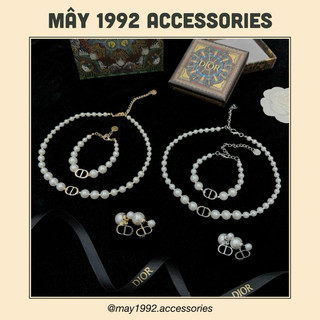 [Sale] Full set bông tai vòng cổ CD ngọc thời trang nữ - may1992.accessories