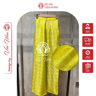 Quần áo dài chất liệu vải satin vô cùng nhẹ và thoáng mát, Quần lẻ mặc với áo dài đơn giản dễ phối đồ