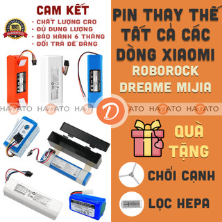 Pin robot XIAOMI ROBOROCK series Mop P Dreame D9 D10 L10 Z10 S10 Mijia Gen 2 Mop Essential G1 Mop 1C SKV4093GL [D3] ####