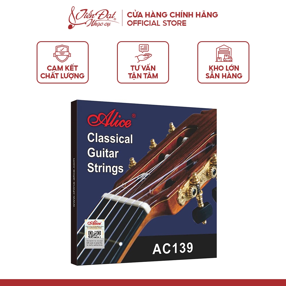 Bộ Dây Đàn Guitar Classic Alice AC106, AC130, AC136, AC139