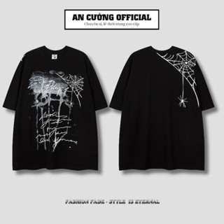 Áo thun nam unisex form rộng cao cấp tay lỡ cổ tròn chất cotton dày dặn thoáng mát - An Cường Official 75