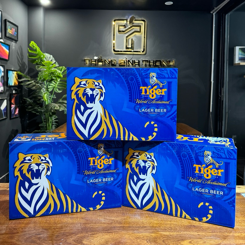 [HOẢ TỐC HCM] Bia Tiger Nâu Lager ( Combo 3 Thùng )24 Lon 330ml/Lon