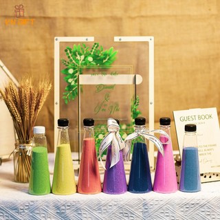 Lọ cát màu thể hiện tình yêu vĩnh cửu. Cát màu nghi thức đám cưới 330ml