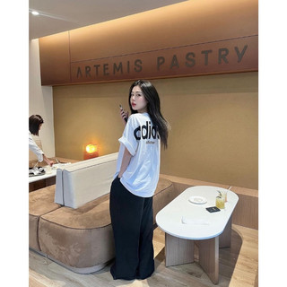 Áo Thun Adi-das Chữ Ngang Hot Trend 2024 Form Unisex Nam Nữ - 100% Cotton Min Co Dãn 2 Chiều - Đầy Đủ Tem Tag Túi Zip