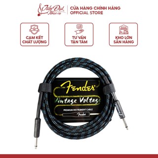 Dây Line Fender Kết Nối Guitar Ra Loa, Amply 3m, 6m, 10m, Bọc Vải Chống Rối, Không Bị Gãy Dập