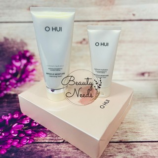 💥💥💥 set sữa rửa mặt ohui hồng miracle moisture cleansing foam làm sạch dịu nhẹ cho da