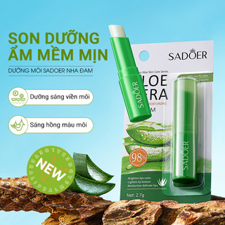 Son dưỡng môi dưỡng ẩm mềm mịn chống nứt nẻ Sadoer giảm thâm làm môi căng mịn tự nhiên 2.7g