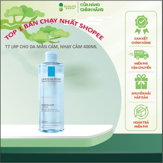 La Roche-Posay Eau Micellar Ultra Peaux Reactive - Tẩy Trang Cho Da Nhạy Cảm Dễ Bị Phản Ứng 400ml