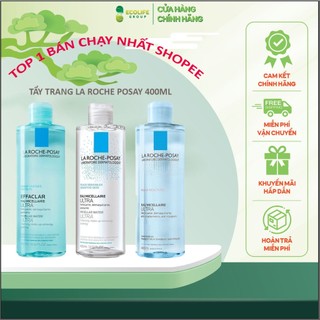 La Roche-Posay Eau Micellaire Grasses, Sensibles, Reactive - Tẩy Trang Cho Da Dầu, Da Khô, Siêu Nhạy Cảm (400ml)