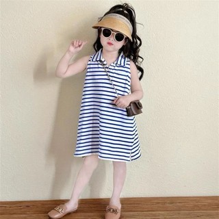 Váy bé gái- Váy bé gái dáng suông cổ bẻ cao cấp cho bé gái từ 1 tuổi đến 5 tuổi