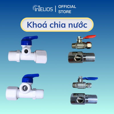 Khoá chia nước đầu vào nhựa và inox cho máy Karofi, Kangaroo, Sunhouse, Forseti,...