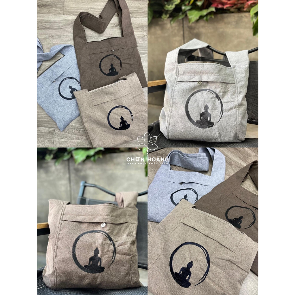 Túi Đãi Canvas Đi Chùa [ Ảnh Thật ]