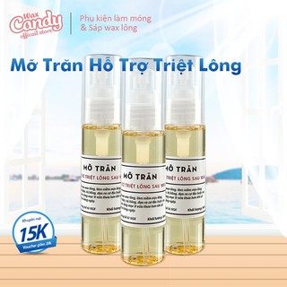 Mỡ trăn nguyên chất CandyWax Mỡ trăn triệt lông dưỡng da se khít lỗ chân lông sau wax lông WL01