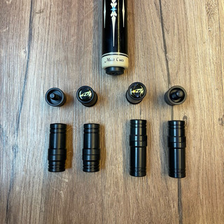 Bịt zen Mezz Cues, Bịt zen bi-a ren Wavy và United có logo nổi.