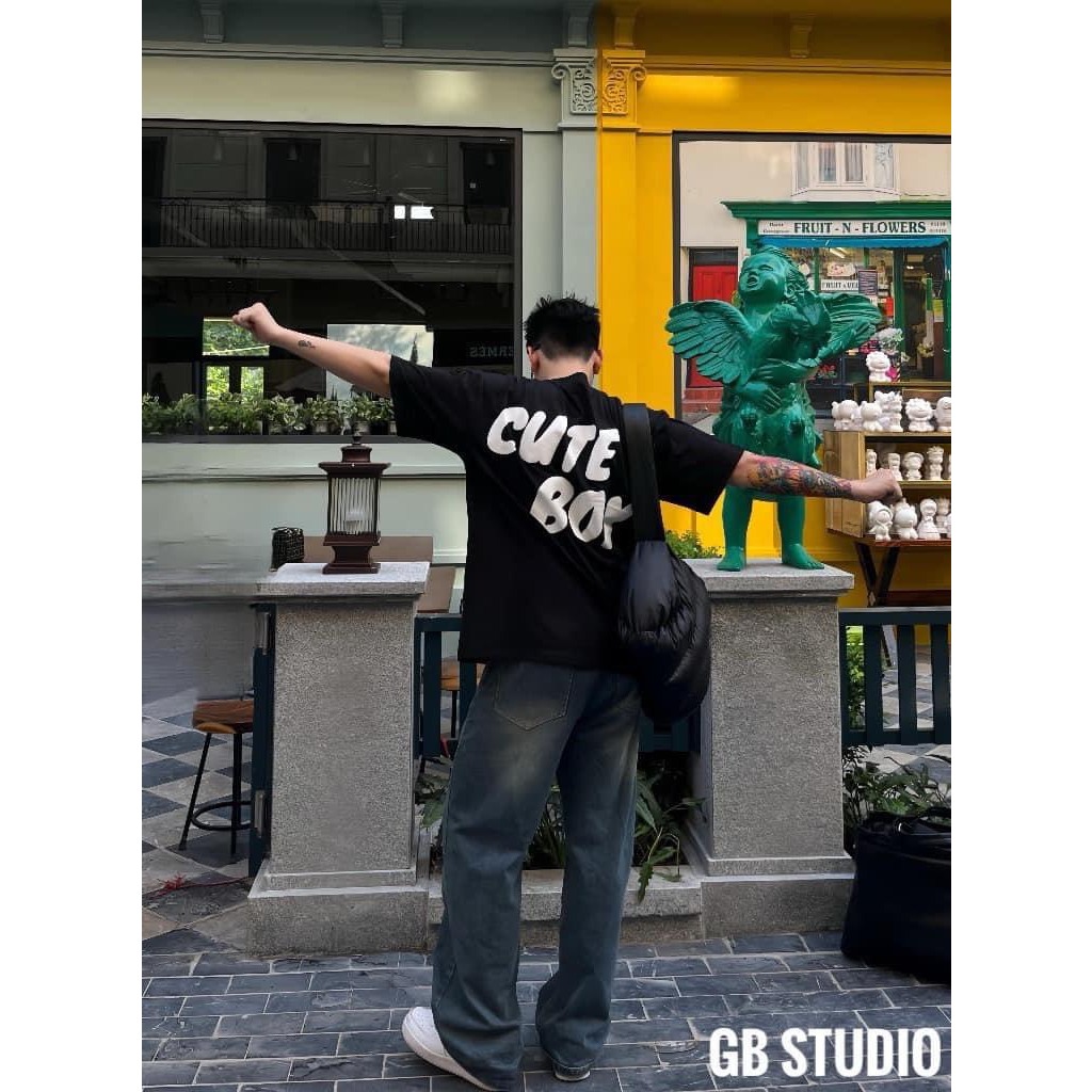 Áo Thun Basic Unisex Nam Nữ CUTE Form Rộng Local Brand 100% Cotton Co Dãn 4 Chiều Thấm Hút Mồ Hôi, Thoáng Mát S390