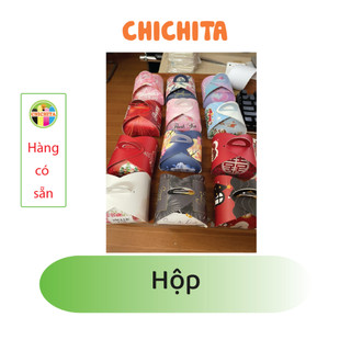 Hộp giấy xếp tròn đựng quà tặng, quà tặng đám cưới CHICHITA Có sẵn