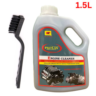 Bộ 1.5 Lít Nước Tẩy Lốc Máy Pallas Kèm Bàn Chải Đánh Đầu Bò NyLon