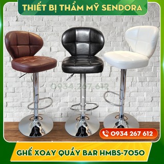 Ghế xoay quầy bar, ghế makeup, quầy lễ tân có tựa chân sắt Hi-Mec HMBS-7050
