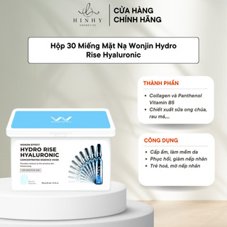 Hộp 30 Miếng Mặt Nạ Wonjin Hydro Rise Hyaluronic
