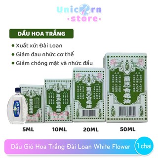 Dầu Gió Hoa Trắng Bạch Hoa Đài Loan The White Flower Embrocation Pak Fah Yeow