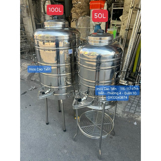 Bình nước inox 304 - 50lít