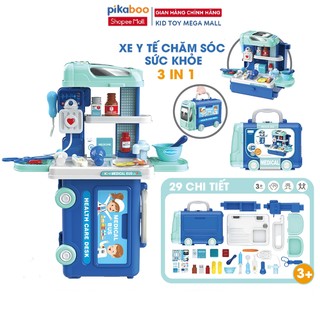 Đồ chơi nhập vai bác sĩ thú ý cao cấp Pikaboo cho bé từ 3 tuổi chất liệu nhựa ABS an toàn