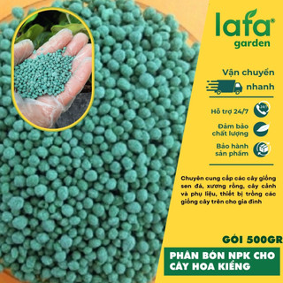 Phân bón Npk cho cây hoa kiểng gói 500gram phân màu xanh ngọc tiện lợi khi sử dụng cây hoa lớn nhanh
