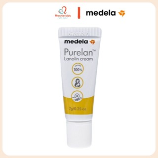 Kem bôi đầu ti Medela cho mẹ 7g, kem bôi nhũ hoa chiết xuất mỡ cừ Lanolin - Monnie Kids
