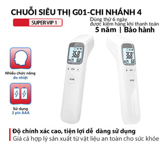 Nhiệt kế hồng ngoại - Điện Tử Đo Trán Đa Năng Infrared CK-TT1503 độ chính xác cao, đo trong