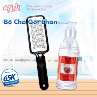 Chà gót chân hồng gót, bộ tẩy da chết gót bàn chân mềm da TDC101