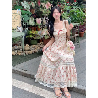 [Sẵn Hàng]♥️Đầm,Váy Maxi Hoa Nhỏ(ảnh thật)Size S,M