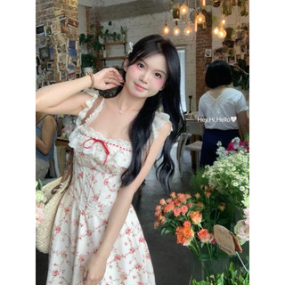 [Sẵn Hàng]♥️Đầm,Váy Maxi Hoa Nhỏ(ảnh thật)Size S,M