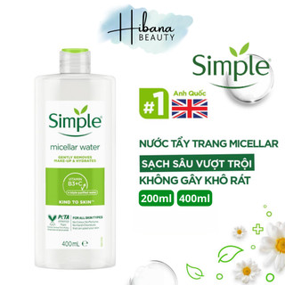 Nước tẩy trang Simple Kind To Kind Micellar Cleansing Water cho da nhạy cảm