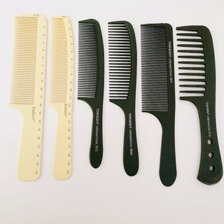 Lược cắt tóc nam nữ toni&guy, lươc chải tóc makaro nhựa cao cấp- lược chải tóc toni guy đen, lược chải tóc makaro trắng