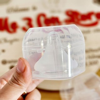 [Tặng 2 đục núm ti]HỘP 1 NÚM TI siêu mềm nội địa Trung size SMLY cổ rộng, cổ hẹp phù hợp các loại bình sữa