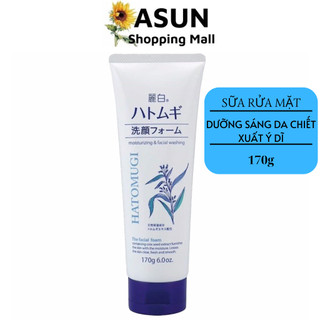 Sữa Rửa Mặt Hatomugi Chiết Xuất Hạt Ý Dĩ Làm Sáng Da, Cấp Ẩm Cleansing Foam 170g