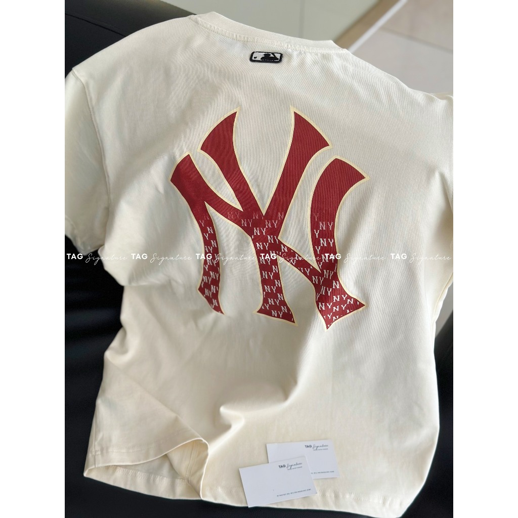 [TAG SIGNATURE] M.L.B Big Logo Clipping T-Shirt
